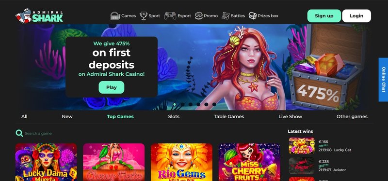 Reviewing Admiral Shark Casino for UK Players and Experience